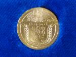 2018, Mincovňa Kremnica, Au medaile Jsem ražen z českého kovu - k 100.výročí vzniku Československé republiky 1918 - 2018 , 2 Dukát, etue, certifikát, osvědčení o ryzosti, č. 153, náklad 228ks