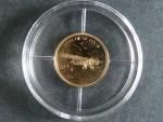 zlatá medaile z cyklu Historie letectví - Spirit of St. Louis, Au 0,585,9, 0,50g, etue, certifikát