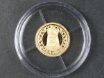 zlatá medaile z cyklu Největší Češi - Karel IV., Au 0,585,9, 0,50g, etue