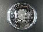 2000 Shillings 2019 - 1 Kg Ag - sloni, kvalita proof, Ag 999/1000, 1000g, etue
