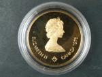 100 Dollars - 1/2 OZ  Au - OH 1976, kvalita proof,  etue