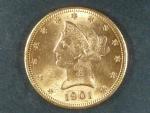 10 Dolar 1901 s, 16.718 g, Au 900/1000