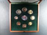2012 sada OH Londýn 2012, sada proof v dřevěné etui, číslovaná,  náklad 1000 ks, Ag medaile