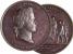 MEDAILE a PLAKETY - Ferdinand V. 1835-1848 - AE medaile 1838 na korunovaci v Miláně na krále Benátek, pr. 44,3 mm, Mont. 2581, Haus. 36