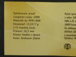 10 Sk 2008 Au 999/1000, 15,55 g, etue, certifikát