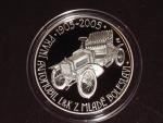 200 Kč 2005 100.výročí výroby prvního automobilu v Mladé Boleslavi