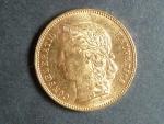 Švýcarsko - 20 Frank 1895 B, 6,451g, Au 0.900