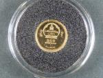500 Togrog 2011 Saiga Tatarica Mongolica, Au 999/1000, 0,5g, průměr 11 mm