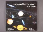 sada 2000 Sluneční soustava - Vesmír, mírně zažloutlý plast z aversní strany