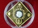 10000 Sk 2003 10.rokov SR, Au 0,900, 17,280g + Pd 0,999 1,55g, certifikát, etue