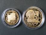 20 + 50 Euro 2004 Three Plumes, Au 0,900, 6,45g + 16,13g, 5885ks
