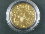 1999, Česká mincovna, zlatá medaile mince Boleslava II., Au 0,986, 3,49g, náklad 350 ks, etue