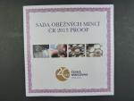 sada 2013 proof v dřevěné etui + Ag žeton, náklad 1000ks číslovaných sad