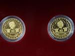 2x Au 10 Dollars 2017 Relikviář sv. Maura - Ježiš Kristus + Sv. Maur, Au 999, 2x 7,78g,  náklad 300 ks, dřevěná etue, certifikát