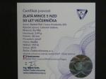 Au 5 Dollars 2015 50.let Večerníčka, Au 999, 3,49 g,  náklad 250 ks, etue, certifikát