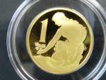 Stříbrná replika 1 Kčs 1961, číslované č. 153, Ag 925, 7,8g ,průměr 23 mm, 200ks (Ag), dřevěná etue, certifikáty 