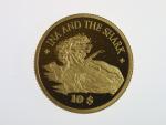 10 Dolar 2008, Ina se žralokem, Au 0.999, 1 g.