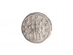 Řím císařství, Traianus Decius 249-251 - AR-Antoninian. Hlava s paprskovou korunou, IMP C M Q TRAIANVS DECIVS AVG / císař na koni s žezlem, ADVENTVS AVG. 3.92 g. RIC 1, Kamp.79:2