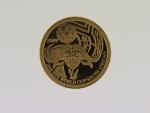1 Dolar 2009, MS fotbal Jižní Afrika 2010, Au 0.999, 1 g., průměr 13,92 mm.
