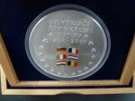 medaile 50.výročí Římských dohod, Ag 999, 500g, 300ks