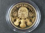 500 Schilling 1992 150 Jähre Wiener Filharmoniker, 8g  Au 0.986, etue, certifikát
