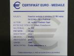 medaile - Jiří z Poděbrad / Zavedení EURO měny 50 Euro