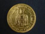 Dukát sv. Václav 1923, číslovaný č. 657, bezvadná kvalita