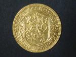 Dukát sv. Václav 1923, číslovaný č. 657, bezvadná kvalita