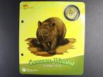 1 Dolar, 2008, Vombat obecný ve sběratelské kartě