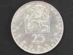 25Kčs 1969, 100. výročí úmrtí J.E. Purkyně