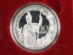10 Euro 2005, 60 Jahre Zweite Republic, Ag 0.925, 17,30g, etue a certifikát_