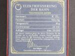 20 Euro 2009, Die Elektrifizierung der Bahn, Ag 0.900, 20g, etue a certifikát_