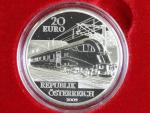 20 Euro 2009, Die Bahn der Zukunft, Ag 0.900, 20g, etue a certifikát