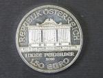 1,50 Euro Wiener Philharmoniker, 1oz Ag_