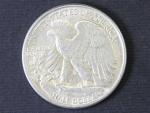 Půl Dolaru 1945, 12.5g, 0.900 Ag_
