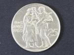 25 Kčs 1955 10. výročí osvobození Československa_