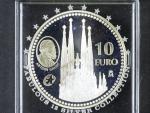 10 Euro 2010, Antoni Gaudi, 27g 0.925 Ag, bez etue a certifikátu_