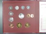 sada 1998, PROOF, náklad 2500 ks, semišový obal