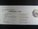 sada 1, 2, 5 a 10 Dukát 2021 kvalita proof, náklad 21 ks + speciální publikace o první republice v roce 1921 se specializací na papírové peníze