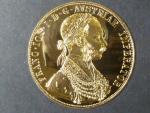 4 Dukát 1915 novoražba, Au 0.986, 13,96g