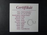 2009, Česká mincovna, zlatá medaile Dukát Ferdinanda I., Au 0,986, 3,49g, náklad 500 ks, etue, certifikát