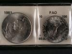 10 + 100 Forint 1981, F.A.O.