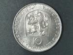 10 Kčs 1968 100. výročí položení základního kamene ND v Praze