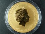 100 Dollars 2017 - 1 Oz (31,1050g)  Au - Kangaroo, kvalita proof, Au 999/1000
