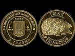 2 Hryvni 2006 Hedgehog - Ježek, Au 1,24g