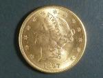 20 Dolar 1897, 33.436 g, 900/1000