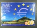 2009 ročníková sada euromincí + Ag žeton - PROOF