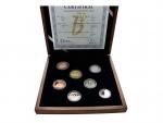 Proof sada 2016 v dřevěné etui + Ag žeton, číslované sady_