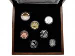 Proof sada 2017 v dřevěné etui + Ag žeton, číslované sady_