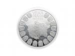 10000 Kč 2022 100.výročí založení Velké Prahy, Ag 0,999, 100 mm, 1000g